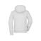 Sudadera con capucha y cremallera mujer JN053. Color white.