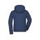 Sudadera con capucha y cremallera mujer JN053. Color navy.