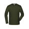Camiseta manga larga hombre JN056. Color olive.