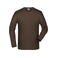 Camiseta manga larga hombre JN056. Color brown.
