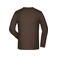 Camiseta manga larga hombre JN056. Color brown.