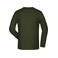 Camiseta manga larga hombre JN056. Color olive.