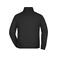 Sudadera con cremallera hombre JN058. Color black.