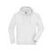Sudadera con capucha y cremallera hombre JN059. Color white.