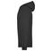 Sudadera con capucha y cremallera hombre JN059. Color black.