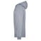 Sudadera con capucha y cremallera hombre JN059. Color grey/heather.
