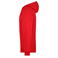 Sudadera con capucha y cremallera hombre JN059. Color red.