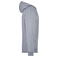 Sudadera con capucha y cremallera hombre JN059. Color grey/heather.