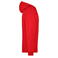Sudadera con capucha y cremallera hombre JN059. Color red.
