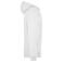 Sudadera con capucha y cremallera hombre JN059. Color white.