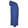 Sudadera con capucha y cremallera hombre JN059. Color royal.