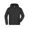 Sudadera con capucha y cremallera niño Jn059k. Color black.