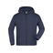 Sudadera con capucha y cremallera niño Jn059k. Color navy.