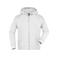 Sudadera con capucha y cremallera niño Jn059k. Color white.