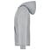 Sudadera con capucha y cremallera niño Jn059k. Color grey/heather.