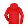 Sudadera con capucha y cremallera niño Jn059k. Color red.