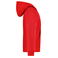 Sudadera con capucha y cremallera niño Jn059k. Color red.