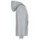 Sudadera con capucha y cremallera niño Jn059k. Color grey/heather.