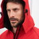 Chaqueta softshell con capucha hombre JN1000. .