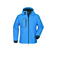 Chaqueta softshell con capucha hombre JN1000. Color aqua.