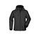 Chaqueta softshell con capucha hombre JN1000. Color black.