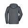 Chaqueta softshell con capucha hombre JN1000. Color carbon.