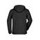 Chaqueta softshell con capucha hombre JN1000. Color black.