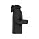 Chaqueta softshell con capucha hombre JN1000. Color black.