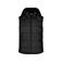 Chaleco acolchado con capucha desmontable hombre JN1004. Color black.