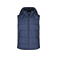 Chaleco acolchado con capucha desmontable hombre JN1004. Color navy.