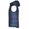 Chaleco acolchado con capucha desmontable hombre JN1004. Color navy.