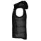 Chaleco acolchado con capucha desmontable hombre JN1004. Color black.