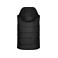 Chaleco acolchado con capucha desmontable hombre JN1004. Color black.