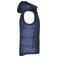 Chaleco acolchado con capucha desmontable hombre JN1004. Color navy.