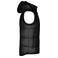 Chaleco acolchado con capucha desmontable hombre JN1004. Color black.