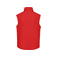 Chaleco softshell hombre JN1022. Color red.