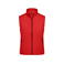 Chaleco softshell mujer JN1023. Color red.