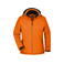 Chaqueta softshell con capucha mujer JN1053. Color dark/orange.