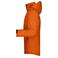 Chaqueta softshell con capucha hombre JN1054. Color dark/orange.
