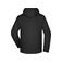 Chaqueta softshell con capucha hombre JN1054. Color black.