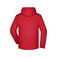 Chaqueta softshell con capucha hombre JN1054. Color red.
