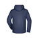 Chaqueta softshell con capucha hombre JN1054. Color navy.