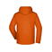 Chaqueta softshell con capucha hombre JN1054. Color dark/orange.