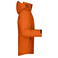 Chaqueta softshell con capucha hombre JN1054. Color dark/orange.