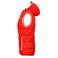 Chaleco acolchado con capucha mujer JN1075. Color red/white.