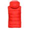 Chaleco acolchado con capucha mujer JN1075. Color red/white.