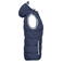 Chaleco acolchado con capucha mujer JN1075. Color navy/white.