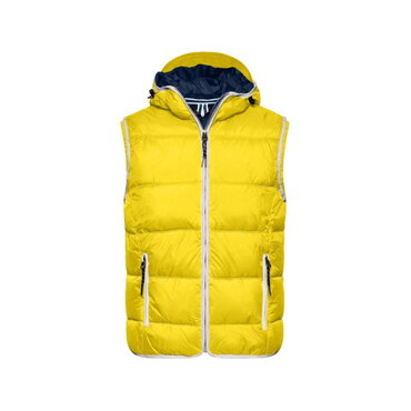 Chaleco acolchado con capucha hombre JN1076