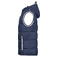 Chaleco acolchado con capucha hombre JN1076. Color navy/white.
