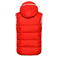Chaleco acolchado con capucha hombre JN1076. Color red/white.